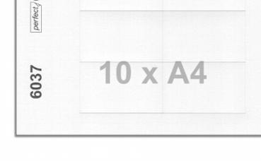 Druckbögen für Namensschild vista 40